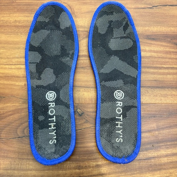 Rothy’s The Original Camo Slip-On Sneakers Gray & Black Size 9 Women’s Washable - Picture 8 of 8